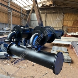 Распределительная труба с двумя гидроциклонами БГЦП-150х2 - Завод Горгидромаш